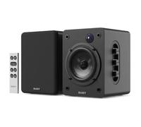 Majority Enceintes PC Monitoring, 60W 2.0 Enceinte Platine Vinyle (Noir)