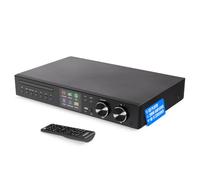 Majority Fitzwilliam Connect Amp CD Mini Chaine HiFi avec Lecteurs CD | Radio DAB+, FM & Internet, Spotify Connect, Bluetooth, Lecteur USB, Pré-out, Ampli Stéréo 100W, Entrées Optique/Coaxial