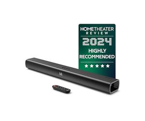Majority Naga 80 Barre de Son TV | 140W 2.2 Enceintes pour Téléviseur | Barres de Son Bluetooth | HMDI Arc Soundbar Home Cinéma | Enceinte TV avec Kit de Montage Mural et Télécommande Inclus