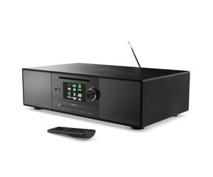 Majority Quadriga Maxi Mini-chaîne Hi-FI, Radio Internet, Lecteur CD, Dab+ | 200 W 2.1, Caisson de Basses, Bluetooth 5.2, Spotify & Podcasts, Application OKTIV, Radio FM, Chaîne Hi-Fi, Radio de Cuisine
