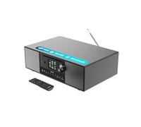 MAJORITY Quadriga Radio Internet Dab+ FM, Lecteur CD, Subwoofer 2.1 120W | Système stéréo 2.1 120W | Bluetooth activé | Spotify Connect et podcasts | MAJORITY Quadriga