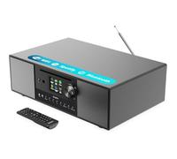 MAJORITY Quadriga Radio Internet Noir 2.1 120W - Bluetooth, DAB+, CD, Spotify Connect