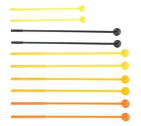 MAJORMENCH 10pcs Bâtons de Percussion en Plastique pour Xylophone et Instruments de Percussion, Design Ergonomique, Compatibilité Large, Couleurs Variées, pour Concerts et Répétitions
