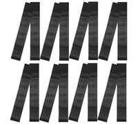 MAJORMENCH 16 Pièces Brassard de Deuil Noir en Polyester Taille Ajustable, Design Élégant et Fixation Rapide, pour Événements Sportifs et Réunions Familiales