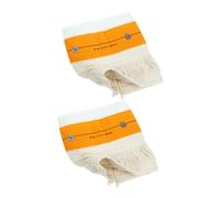 MAJORMENCH 2 Pièces Mèche de Lampe à Pétrole en Coton pour Chauffage | Compatibilité Large, Combustion Complète, Moins de Résidus ’odeur, Usage Chambre et Salon