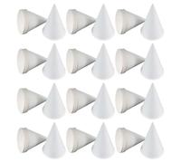 MAJORMENCH 200 Gobelets Coniques en Papier Jetables pour Crème Glacée et Coupes à Dessert, Forme Cône, pour Fête Estivale, Pack de 200 Pièces