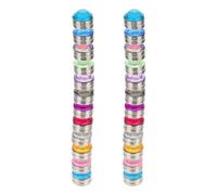 MAJORMENCH 24 Pièces Identifiants de Verres à Vin Réutilisables en Acrylique Design Cristal Coloré, Marqueurs Lavables pour Nightclubs et Fraternités Couleur Aléatoire