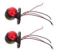 MAJORMENCH 2pcs Feux de Position Latéraux Double Face 2 LED pour Camping-car et Remorque 12-24v Boîtier Abs Étanche Feux de Stationnement pour Amélioration DIY