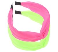 MAJORMENCH 2pièces Bandeaux Fluorescents Pour Femmes De Accessoires De Cheveux Knottés Pour Fêtes Et Performances Des Années