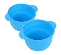 MAJORMENCH 2pièces Liner Silicone Réutilisable Pour Pot De Cire Accessoire De Chauffe-cire Antiadhésif Pour Épilation Et Soins De Beauté