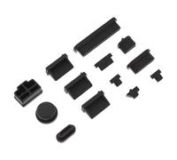 MAJORMENCH 3 Bouchons de Prise Anti-Poussière pour PC Portable, Ajustement, Protection Ports USB et Audio, pour Environnement de Bureau et Déplacements