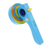 MAJORMENCH 3 pièces Jouets Gyroscope Bois avec Poignée et Ficelle Jouets Éducatifs Bois pour Tout-Petits Amélioration Coordination et Jeu Familial Couleur Aléatoire Couleur Aléatoire