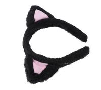 MAJORMENCH 3 Pièces Serrage-tête Léger et Confortable pour Halloween Oreilles de Chat Chien en Tissu Pelucheux Style Cartoon 20x14cm