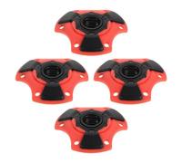 MAJORMENCH 4 Pièces Kit de Protège-Embouts Universels en TPR pour Bâtons de Randonnée et Ski, Résistance Froid, Accessoires Indispensables pour Activités de Plein Air et Marche