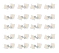 MAJORMENCH 40 Clips de Fixation Plastique Blanc pour Meuble, Boucle Fixe en Plastique Pp, Assemblage Simple sans Perçage, Accessoires Pratiques pour Rangement Maison