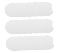 MAJORMENCH 600pièces Pads Démaquillants Non Tissés Épais Demi-lunes Pour Nettoyage Du Visage Usage Unique Sans Produits Chimiques