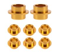 MAJORMENCH 8 Pièces Cale pour Roulement de Skateboard et Roller Inline en Métal 1,50x1,00x0,80 Cm Absorption de Chocs et Résistance la Déformation pour Entraînement en Extérieur