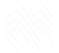 MAJORMENCH 8 Pièces Set de Guichets de Croquet en Fer Blanc pour Jeu de Croquet en Extérieur, Design Portable et Usage Polyvalent, pour Jardin et Usage Intérieur