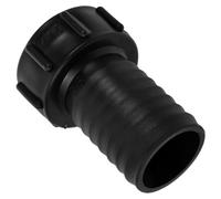 MAJORMENCH Adaptateur Connecteur pour IBC Réservoir 2in Plastique Noir | Tonneau Ibc et Cuve, Usage Agricole et Industriel, Résistance Élevée, Raccordement et Versement Faciles