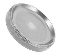 MAJORMENCH Assiette Creuse Vintage en Acier Inoxydable 20cm, Plateau de Service Multifonction à Construction Épaissie, pour Dîner la Maison ou Restaurant