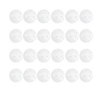 MAJORMENCH Balles de Golf Vol Équilibré 50 D'entraînement en Plastique Blanc Légères sans Risque de Dommage pour Pratique Intérieure et Extérieure