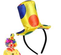 MAJORMENCH Bandeau pour Carnaval et Cosplay Accessoire Amusant Chapeau de Clown en Tissu Tricoté Confortable et Créatif Ne Tombe Pas Facilement pour Adultes et Garçon et Filles