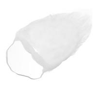 MAJORMENCH Barbe de Père Noël Bou Blanche en Tissu Multi-couches Moustache Élastique pour Costume de Noël Saison des Fêtes