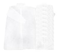 MAJORMENCH Blouse de Laboratoire Jetable Plusieurs styles Protection Éclaboussures en Tissu Non Tissé Manches Longues Blanche 10pcs Plusieurs styles Unisexe pour Plusieurs styles