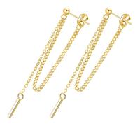 MAJORMENCH Boucles D'oreilles Pendantes à Pompons Style Mode en Argenté S925 Or pour Occasions Spéciales et Tenue Quotidienne