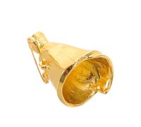 MAJORMENCH Broche Porte-fleurs en Métal Doré Épingle à Fleur de Luxe pour Mini Bouquet DIY Mini Vase Élégante à Porter Revers Accessoire pour Mariages, Fêtes et Événements Formels