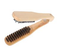 MAJORMENCH Brosse Lissante Bois V pour Cheveux Peigne Antistatique Doux Lissage Rapide et Naturel Outil Professionnel Coiffure Femmes