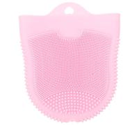 MAJORMENCH Brosse Nettoyante Visage en Silicone Souple Rose, Petit Exfoliant Doux Pores en Profondeur, Brosse de Massage Facial pour Soin Peau à Domicile, Outil Manuel pour Femme