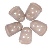 MAJORMENCH Capuchons de Protection pour Doigts de Guitare en Silicone Souple Gris, Lot de 25 Pièces, Protège-doigts Confortables et Solide, Adaptés aux Instruments à Cordes comme Ukulélé