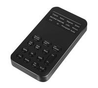 MAJORMENCH Carte Son Portable Mini pour Téléphone et Ordinateur, Changeur de Voix Multifonction 8 Effets Sonores, Bouton Réglage Fin, Compatible Dc5.00, Usage Gaming et Diffusion en Direct,