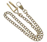 MAJORMENCH Chaînes de Montre de Poche Rétro en Alliage Or, Lot de 3 Pièces, Structure Solide et Facile à Utiliser, Chaîne pour Montre Gousset Ancienne 37,5 Cm