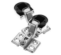 MAJORMENCH Charnières Design Polyvalent et Résistant à L'usure 2pcs en Fer et Plastique Ouverture Trou de 26mm pour Porte Vitrée de Placard pour Bureau et Maison