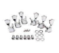 MAJORMENCH Clés de Mécaniques Banjo Lr Chrome pour Guitares Acoustiques et Électriques de Têtes pour Cordes Acier