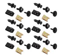 MAJORMENCH Clips de Fixation Voiture en Plastique - Rivets Universels pour Panneaux de Porte et Pare-chocs - Kit de Clips pour Garniture Automobile, Réparation Carrosserie et Organisation