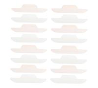MAJORMENCH Coussinets de Protection Anti-transpiration pour Chapeau en Tissu Non Tissé Ultra-fin Absorbant la Sueur Forme Courbée 24 Pièces pour Prise de Parole en Public