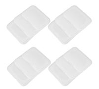MAJORMENCH Couvercle à Rabat pour Lingettes Bébé 30pcs en Plastique Blanc, Étanchéité et Facile à Nettoyer, Compatible Diverses Boîtes à Lingettes