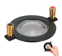 MAJORMENCH Diaphragme Rond de Remplacement pour Haut-Parleur Professionnel, Diamètre 34,4 Mm, en Plastique, Accessoire Audio Fiable pour Réparation et Amélioration Sonore, Compatible