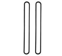 MAJORMENCH Elastique Contour Plaque de Cuisson en Mousse Haute Élasticité pour Machine sous Vide Alimentaire, Joint de Machine à Sceller Compact et Portable, Lot de 2 Pièces Noir