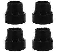 MAJORMENCH Embouts D'échelle Antidérapants en Caoutchouc Noir pour Trampoline, 4 Pièces, Faciles à Installer et Retirer, Adaptés pour Usage Intérieur et Extérieur