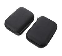 MAJORMENCH Étui de Rangement pour Souris et Batterie Externe, Lot de 2 Boîtes Rigides EVA Portables Fermeture Éclair Facile, Protection Anti-Poussière, Mallette de Transport Pratique pour