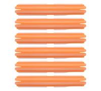 MAJORMENCH Guide D'aiguisage pour Couteaux Cuisine en Plastique Orange, Support pour Pierre à Huile et Pierre à Aiguiser, Lot de 6 Pièces, Cuisine et Camping
