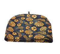 MAJORMENCH Housse Isotherme pour Bouilloire en Coton Motif Floral Vintage, Couvercle Décoratif Anti-poussière pour Théière, Protection Thermique pour Salle à Manger