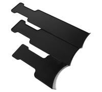 MAJORMENCH Kit Coloration Cheveux Professionnel Usage Polyvalent 3pcs Planches en Plastique Noires pour Mise en Valeur Uniforme pour Coiffure DIY à Domicile à Domicile