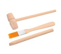 MAJORMENCH Kit Outils Excavation pour Garçon Fille avec Marteau Bois Ciseau et Brosse Éducatif pour Apprentissage de Archéologie et Paléontologie Adapté Garçon Fille