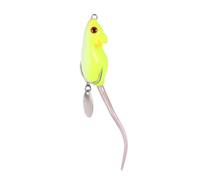 MAJORMENCH Leurre de Pêche Carnassier Swimbait 4,5 Cm 10,5 G Imitation Souris Appât de Surface Flottant Pêche en Eau Douce