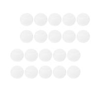 MAJORMENCH Lot de 20 Pochettes Rondes en Pvc pour Badge de 55mm, Protection Pratique pour Badges et Pièces Souvenirs, Stockage et Affichage Sécurisés